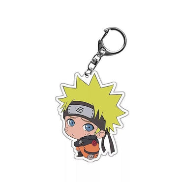 969696  yuhuv test Cute Q Version Characters Keychain Cartoon Print Double-side Acrylic Key Ring Holder Bag Charm Classic Anime Jewelry Teens Gift yuhuv test aja.