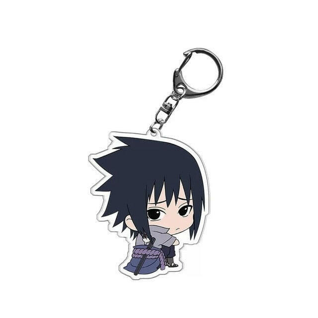 Cute Q Version Characters Keychain Cartoon Print Double-side Acrylic Key Ring Holder Bag Charm Classic Anime Jewelry Teens Gift xccscss.