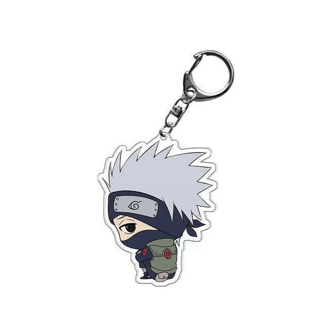 Cute Q Version Characters Keychain Cartoon Print Double-side Acrylic Key Ring Holder Bag Charm Classic Anime Jewelry Teens Gift xccscss.