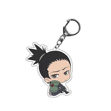 969696  yuhuv test Cute Q Version Characters Keychain Cartoon Print Double-side Acrylic Key Ring Holder Bag Charm Classic Anime Jewelry Teens Gift yuhuv test aja.