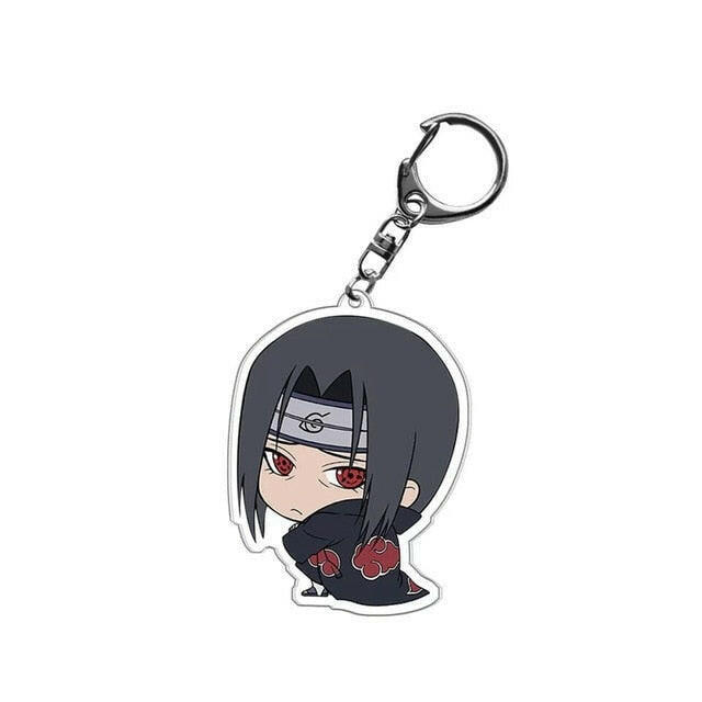 Cute Q Version Characters Keychain Cartoon Print Double-side Acrylic Key Ring Holder Bag Charm Classic Anime Jewelry Teens Gift xccscss.