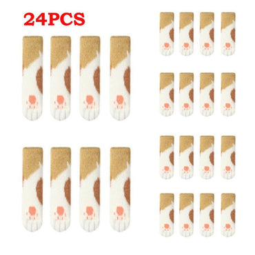 24PCS Knitted Chair Leg Socks Furniture Table Feet Leg Floor Protectors Covers Floor Protection Pads Moving Noise Reductionơ' yuhuv test3333 yuhuv testkk.