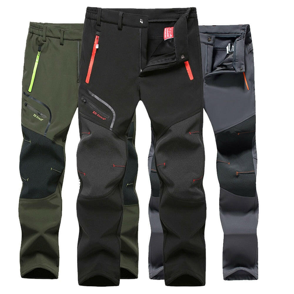 Summer Hiking Pants Men Stretch Softshell Fleece Fishing Pants Outdoors Sports Tactical Waterproof Mountain Trekking Pants Mensơ' yuhuv test3333 yuhuv test.