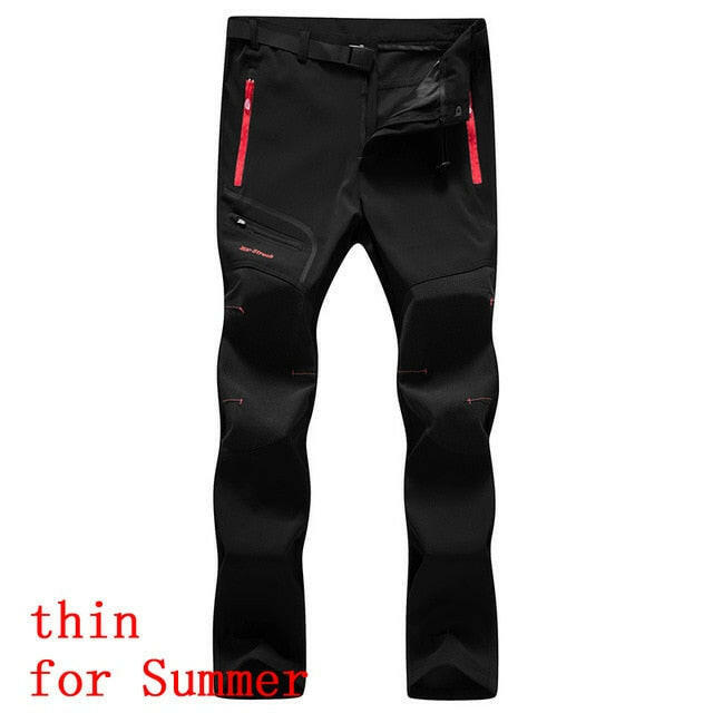 Summer Hiking Pants Men Stretch Softshell Fleece Fishing Pants Outdoors Sports Tactical Waterproof Mountain Trekking Pants Mensơ' yuhuv test3333 yuhuv test.