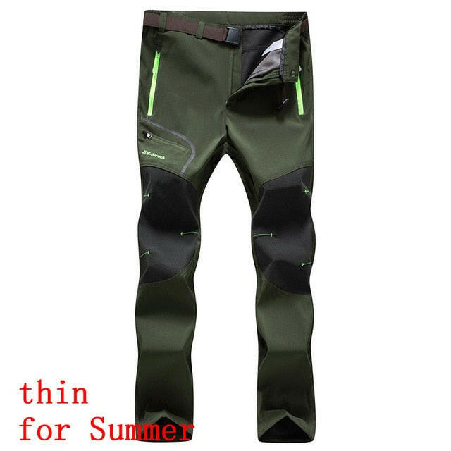 Summer Hiking Pants Men Stretch Softshell Fleece Fishing Pants Outdoors Sports Tactical Waterproof Mountain Trekking Pants Mensơ' yuhuv test3333 yuhuv test.