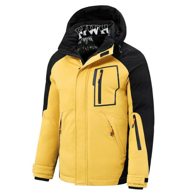 5XL Men 2021 Winter New Outwear Thick Warm Parkas Jacket Coat Men Casual Windproof Pockets Detachable Hooded Parkas Jacket Men yuhuv test  yuhuv test022.