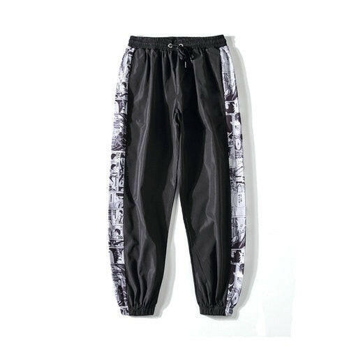 Mens side Anime Print Harem Pants for 2021 Fashion Trends Clothing Teens Hip Hop Trousers Japanese Streetwear Joggers Sweatpants yuhuv test  yuhuv test022.