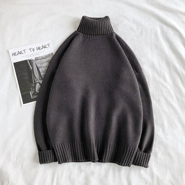 969696  yuhuv test Privathinker Winter Warm Men's Turtleneck Sweaters Solid Color Korean Man Casual Knitter Pullovers 2020 Harajuku Male Sweaters yuhuv test aja.