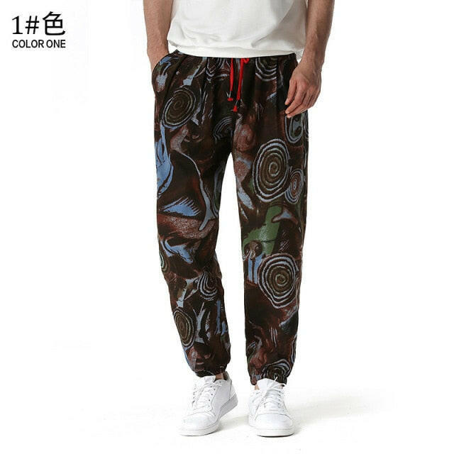 Luxury Royal Men Joggers Sweatpant 3D Floral Print Trousers Jogging Pants Men Casual Hip Hop Streetwear Sports Trousers Male XXL yuhuv test  yuhuv test022.