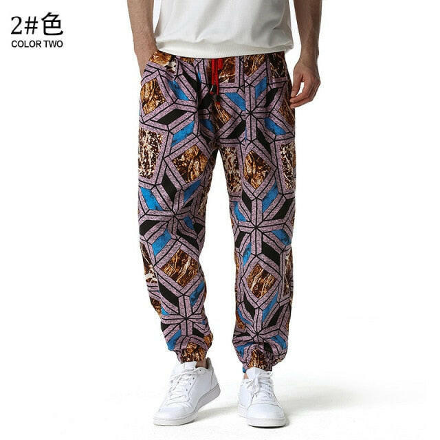 Luxury Royal Men Joggers Sweatpant 3D Floral Print Trousers Jogging Pants Men Casual Hip Hop Streetwear Sports Trousers Male XXL yuhuv test  yuhuv test022.