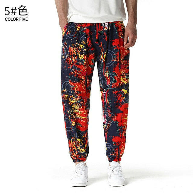 Luxury Royal Men Joggers Sweatpant 3D Floral Print Trousers Jogging Pants Men Casual Hip Hop Streetwear Sports Trousers Male XXL yuhuv test  yuhuv test022.