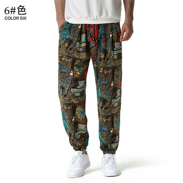 Luxury Royal Men Joggers Sweatpant 3D Floral Print Trousers Jogging Pants Men Casual Hip Hop Streetwear Sports Trousers Male XXL yuhuv test  yuhuv test022.