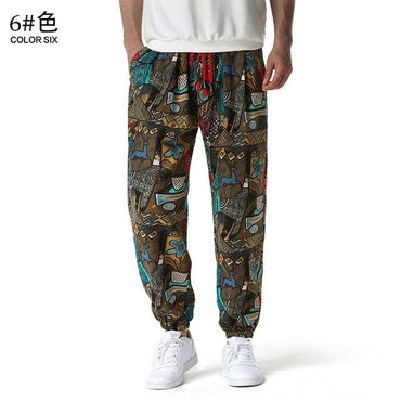 969696  yuhuv test Luxury Royal Men Joggers Sweatpant 3D Floral Print Trousers Jogging Pants Men Casual Hip Hop Streetwear Sports Trousers Male XXL yuhuv test aja.