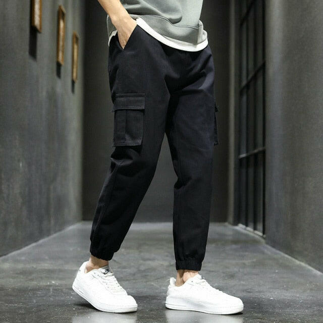 ZITY Cargo Pants Men Sweatpants Gyms Fitness Workout Solid Man Tactical Pants Joggers Mens Multi-Pocket Sportswear Trousers yuhuv test  yuhuv test022.