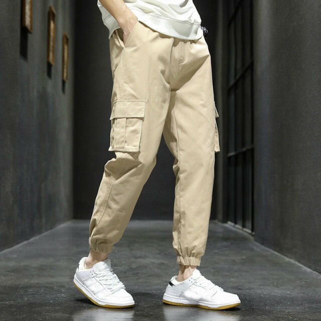 ZITY Cargo Pants Men Sweatpants Gyms Fitness Workout Solid Man Tactical Pants Joggers Mens Multi-Pocket Sportswear Trousers yuhuv test  yuhuv test022.