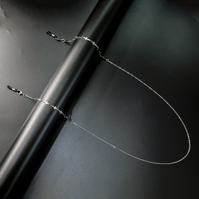 969696  yuhuv test kissme Silver Color Sunglasses Masking Chains For Women Delicate Crystal Eyeglasses Chains 2021 New Fashion Jewelry Wholesale yuhuv test aja.