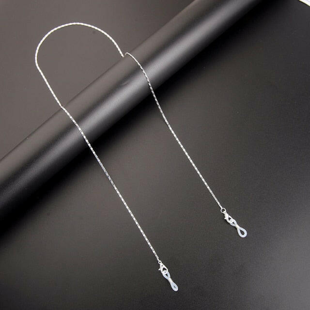 kissme Silver Color Sunglasses Masking Chains For Women Delicate Crystal Eyeglasses Chains 2021 New Fashion Jewelry Wholesale yuhuv test  yuhuv test022.