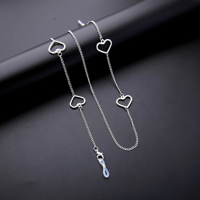 969696  yuhuv test kissme Silver Color Sunglasses Masking Chains For Women Delicate Crystal Eyeglasses Chains 2021 New Fashion Jewelry Wholesale yuhuv test aja.