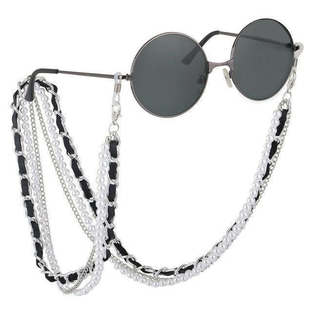 kissme Silver Color Sunglasses Masking Chains For Women Delicate Crystal Eyeglasses Chains 2021 New Fashion Jewelry Wholesale yuhuv test  yuhuv test022.