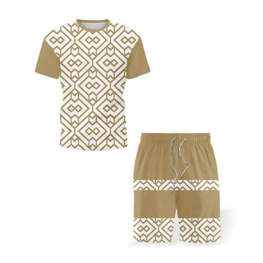 969696  yuhuv test Mens Sets Retro Ethnic Style Summer Clothes Short Sleeve T-Shirt and Shorts Suit Arbitrary Match 2021 New Chic Two Piece Set Men yuhuv test aja.