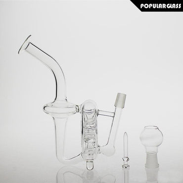 969696  yuhuv test Pack Science Circular Percolator PG5033 Discount E-Nails Glass Rigaja.