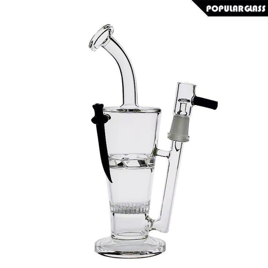 969696  yuhuv test Pack Science Knife Honeycomb Percolator Fritted Disc G5045 Discount E-Nails Glass Rigajađ.