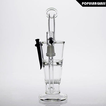 a22222346  330  Pack Science Knife Honeycomb Percolator Fritted Disc G5045 Glass Rig 55.