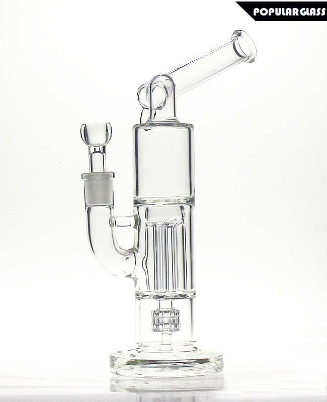 a22222346  330  Pack Science Tall Matrix Percolator 4 Pillar PG5027(FC-711) Glass Rig 55.