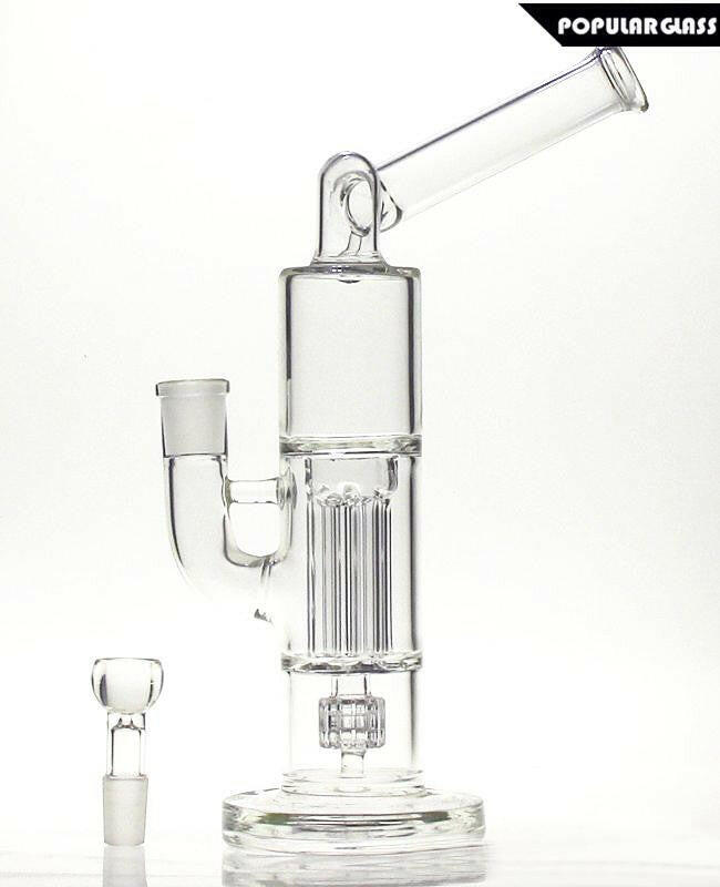 a22222346  330  Pack Science Tall Matrix Percolator 4 Pillar PG5027(FC-711) Glass Rig 55.