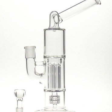 a22222346  330  Pack Science Tall Matrix Percolator 4 Pillar PG5027(FC-711) Glass Rig 55.