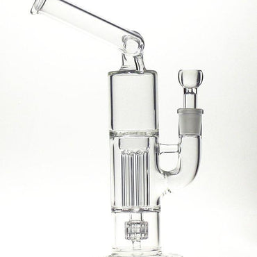 a22222346  330  Pack Science Tall Matrix Percolator 4 Pillar PG5027(FC-711) Glass Rig 55.