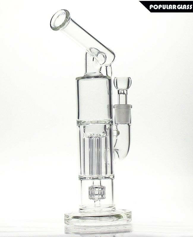 a22222346  330  Pack Science Tall Matrix Percolator 4 Pillar PG5027(FC-711) Glass Rig 55.