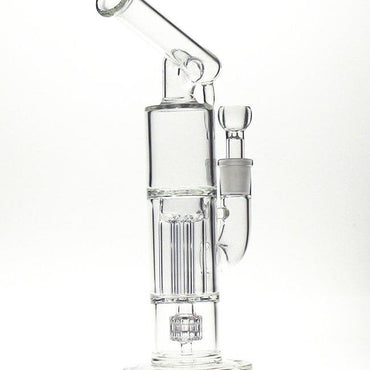 a22222346  330  Pack Science Tall Matrix Percolator 4 Pillar PG5027(FC-711) Glass Rig 55.