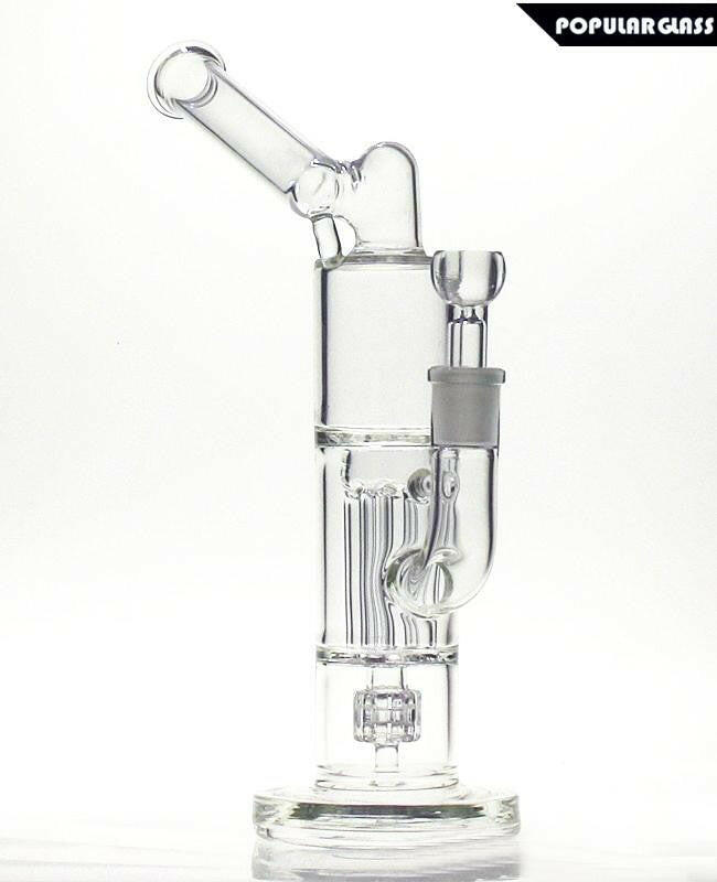 a22222346  330  Pack Science Tall Matrix Percolator 4 Pillar PG5027(FC-711) Glass Rig 55.