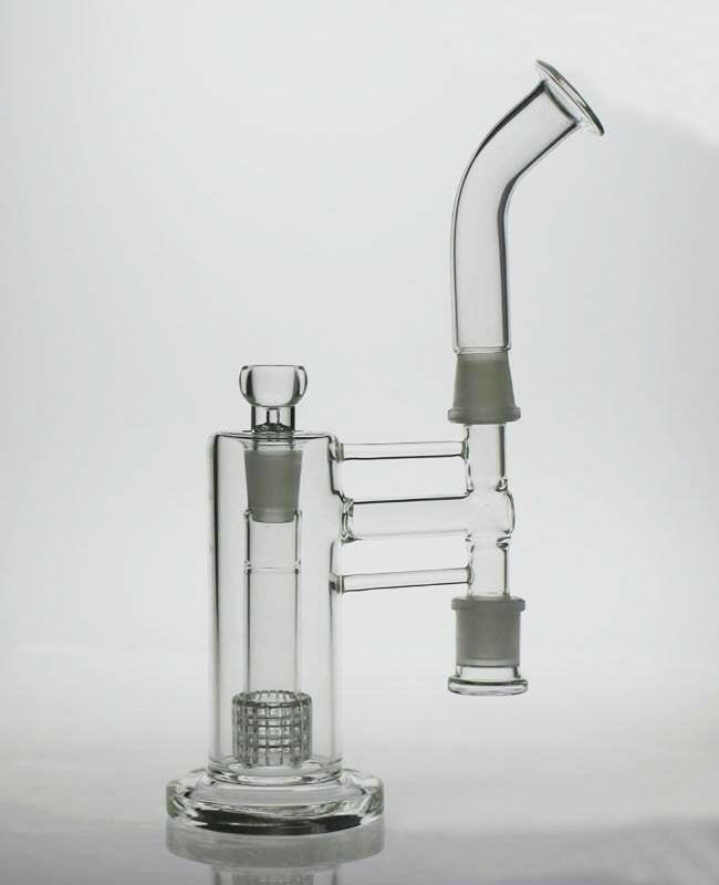 a22222346  330  Pack Science Two Function Ash Oil Catcher Birdcage Percoaltor FC-278 Glass Rig 55.