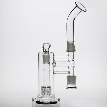 a22222346  330  Pack Science Two Function Ash Oil Catcher Birdcage Percoaltor FC-278 Glass Rig 55.