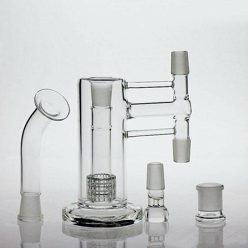 a22222346  330  Pack Science Two Function Ash Oil Catcher Birdcage Percoaltor FC-278 Glass Rig 55.