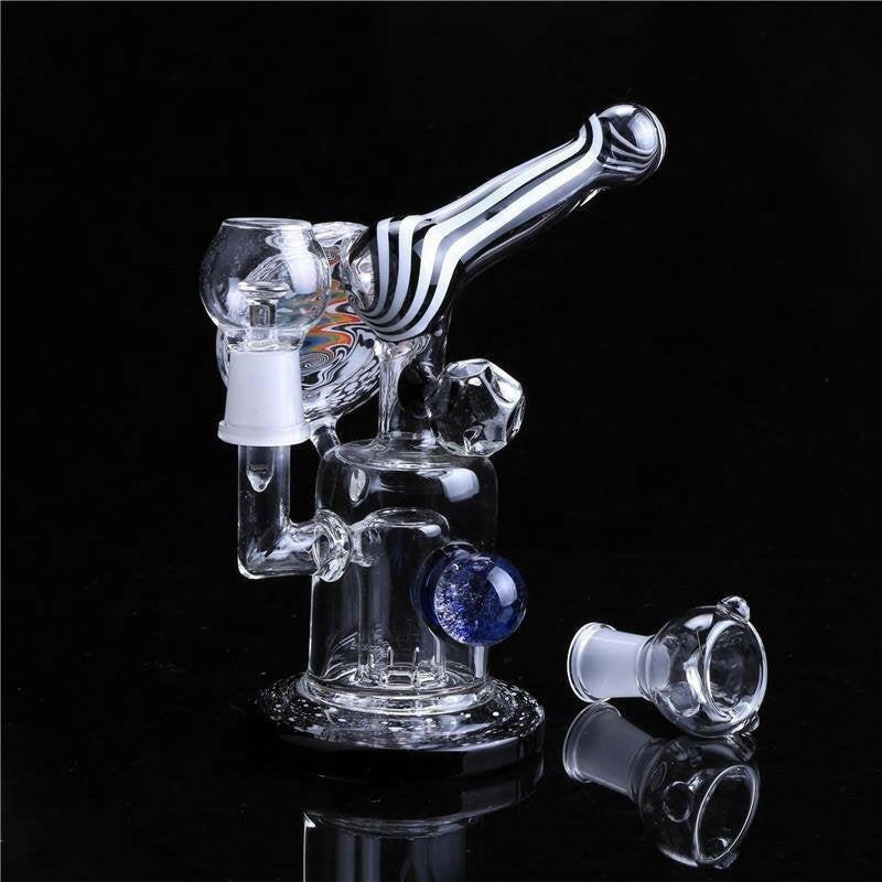 a22222346  330  Smoking Dogo Wig Wag Beaker Rig Glass Rig 55.