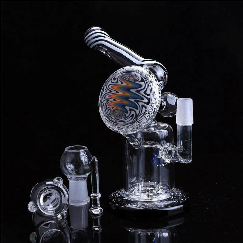 a22222346  330  Smoking Dogo Wig Wag Beaker Rig Glass Rig 55.