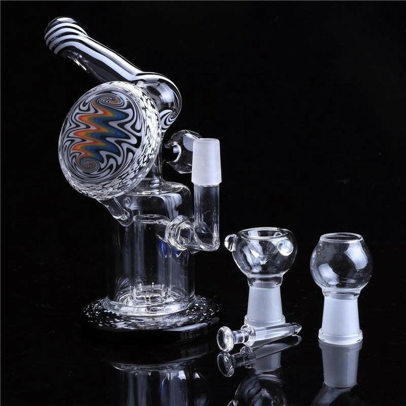 a22222346  330  Smoking Dogo Wig Wag Beaker Rig Glass Rig 55.