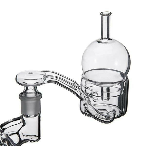 a22222346  330  Vaportime 50MM XXXXL Double Quartz Tube Thermal Banger+Bubble Carb Cap Torch Nail 55.