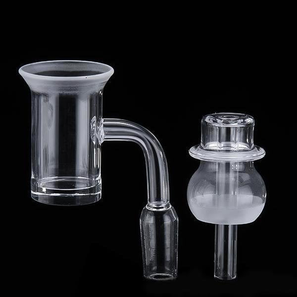 Vaportime Quartz Banger Beveled Edge Nail & Carb Cap 33mm.