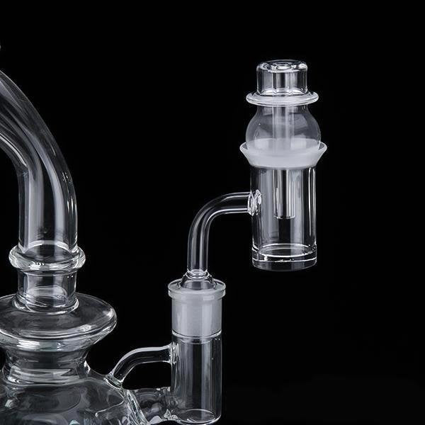 Vaportime Quartz Banger Beveled Edge Nail & Carb Cap 33mm.
