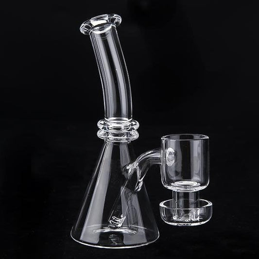 969696  yuhuv test Vaportime Terp Slurper Mini Quartz Beaker Banger Inline 642 Discount E-Nails Torch Nailajađ.