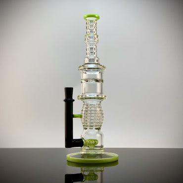 a22222346  330  Zoda Glass SLYME Honeycomb Percolator Glass Rig 55.